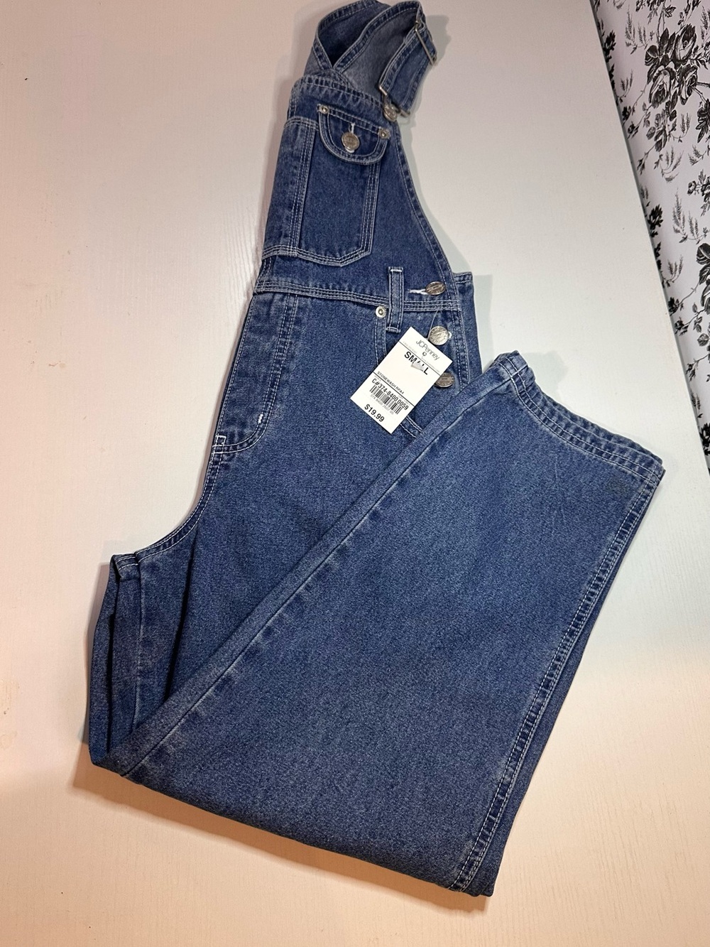 Arizona Jean Company Dark Blue Women's Denim Overalls